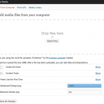 New Media Uploader